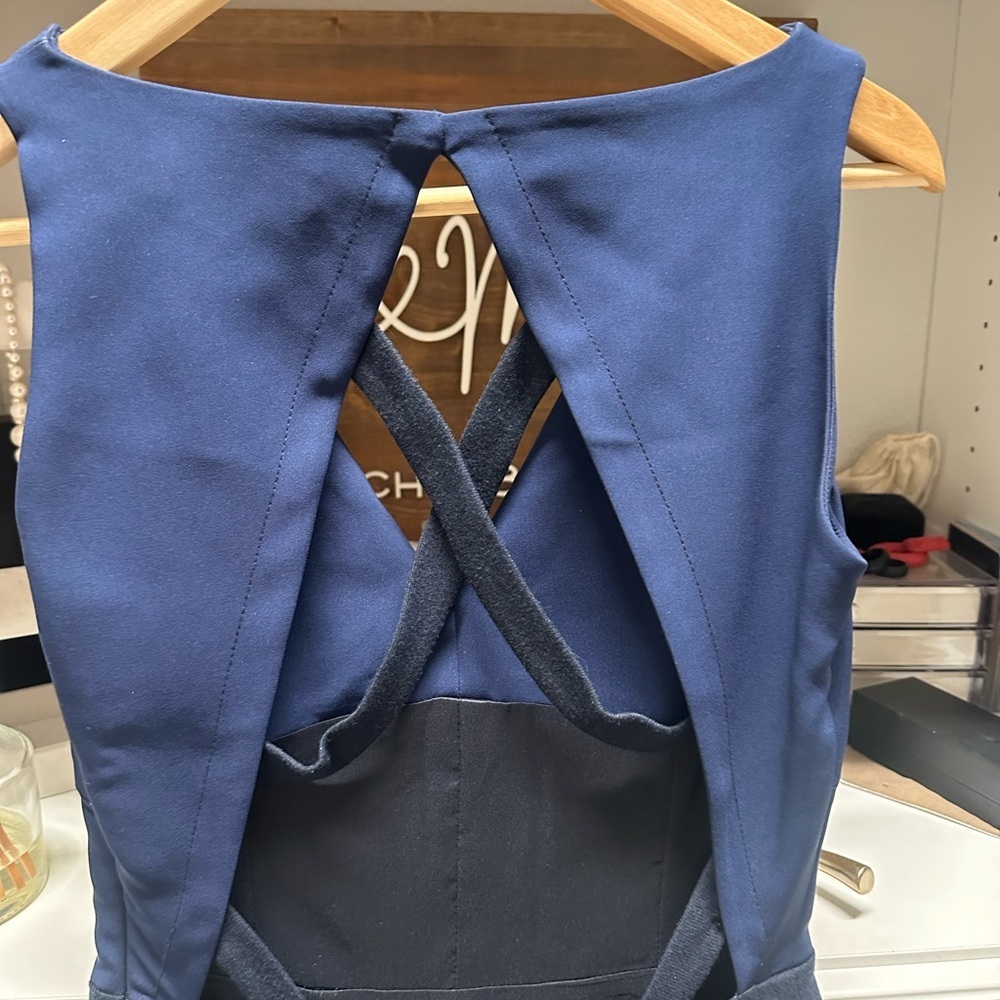 Beautiful Altuzarra Navy Blue Dress - Picture 4 of 4